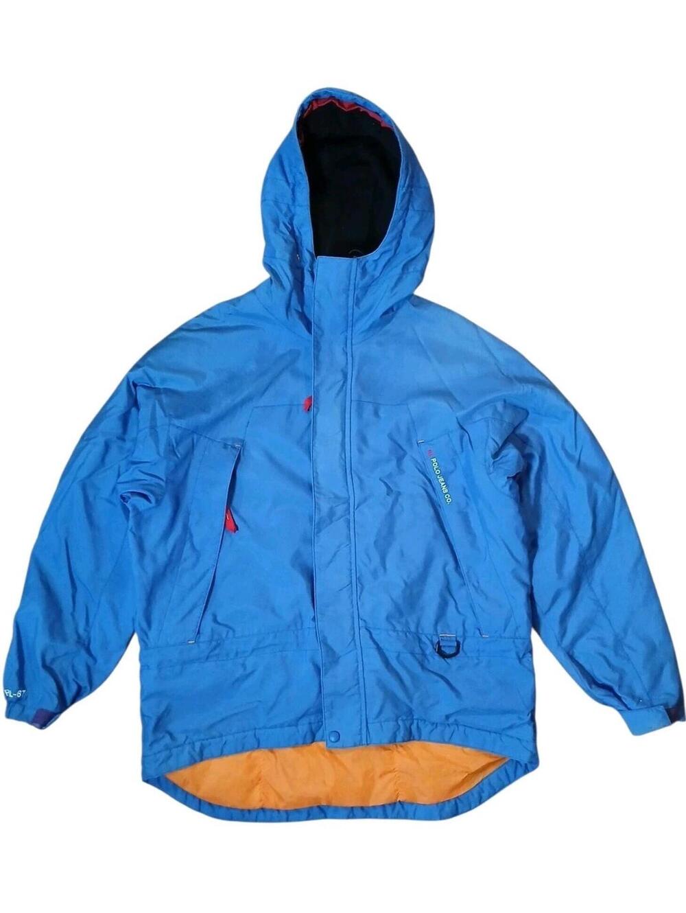 RALPH LAUREN POLO JEANS Adult S Yellow Zip Up Parka Jacket